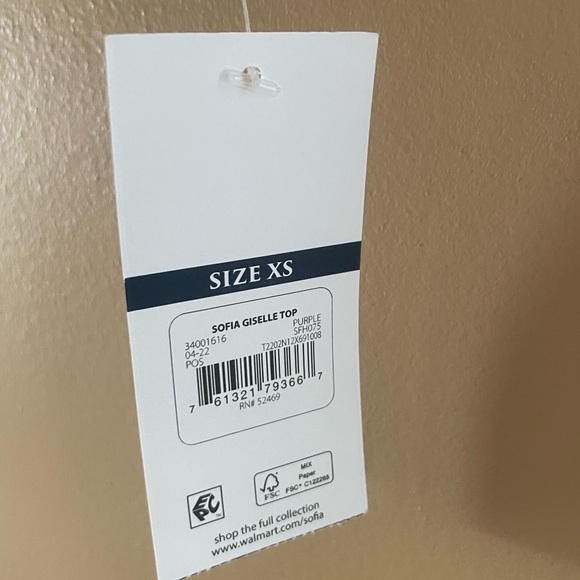 NWT Sparkle Blush Pink Blouse - Picture 3 of 5